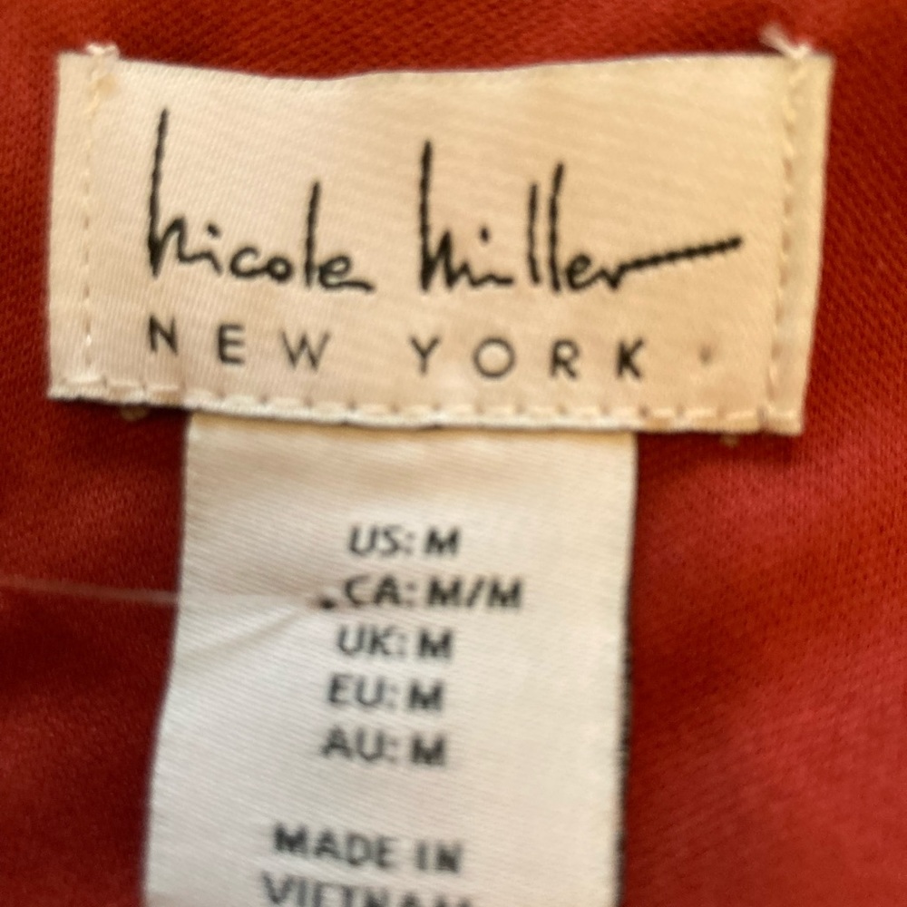 ❌SOLD Nicole Miller New York red Maxi - Picture 8 of 8